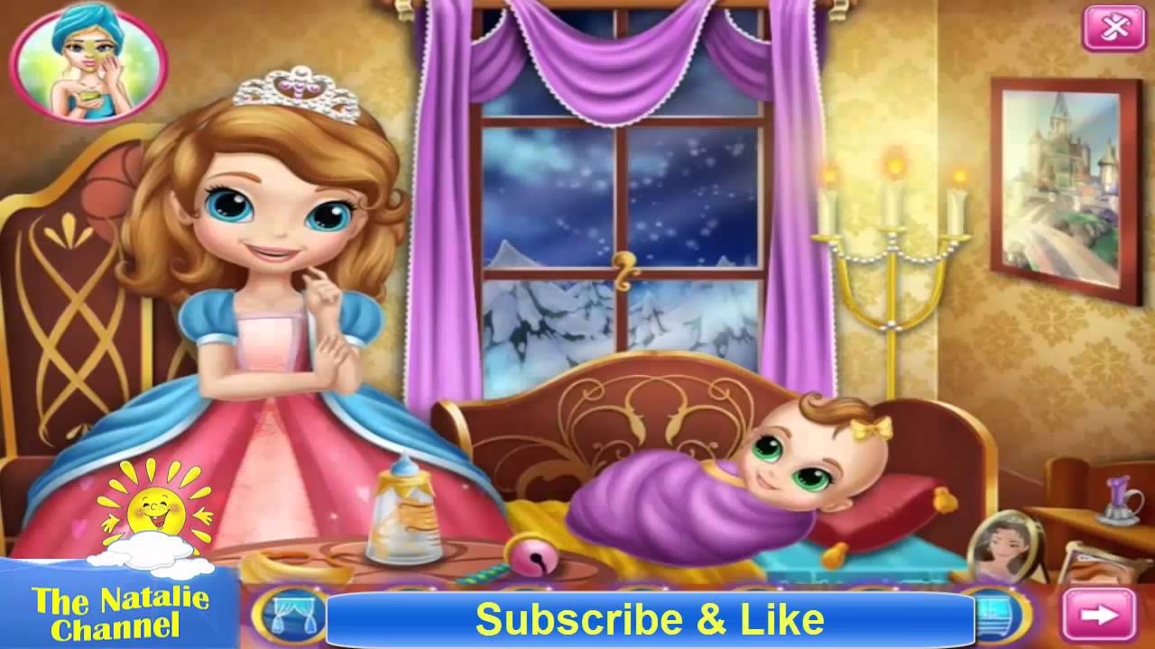 Disney Princess Sofia The First Gameplay Sofia Little Sister Baby Care Game