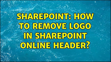 Sharepoint: How to remove logo in SharePoint Online Header?