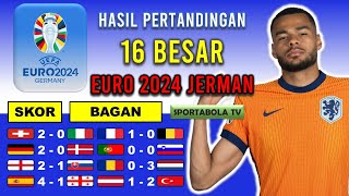 BELANDA - SPANYOL - PERANCIS - INGGRIS LOLOS‼️Hasil Pertandingan 16 BESAR EURO 2024 JERMAN