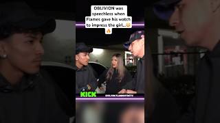 OBLIVION was speechless when Flames gave his watch to impress the girl…😳🔥#fypシ #trending #fy