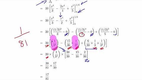 Continuous Random Variables -  Worked Example