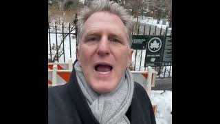 Michael Rapaport hit by SNOWBALL