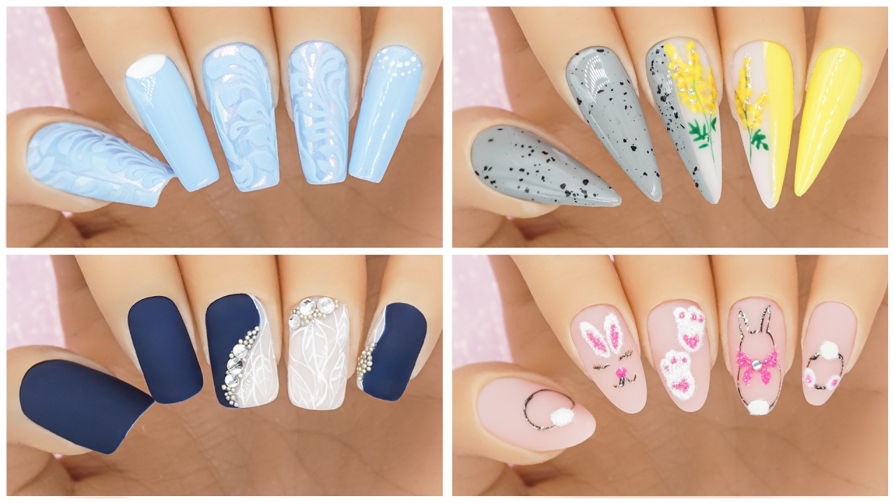 Простые идеи весеннего маникюра на 2026 год💅 | Подборка простых и красивых дизайнов ногтей | Милы...