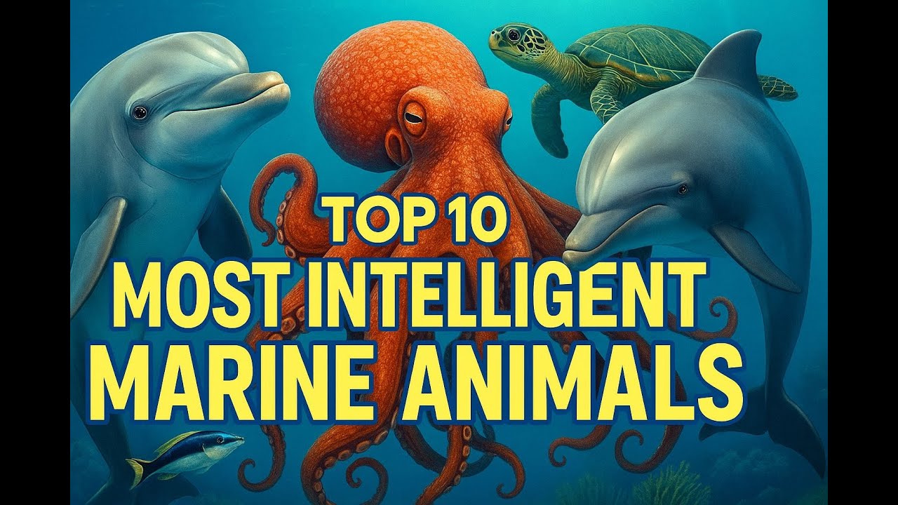 Top 10 Most Intelligent Marine Animals!