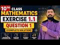 10th Class Exercise 1.1 Question 1(i-viii) Mathematics New Book