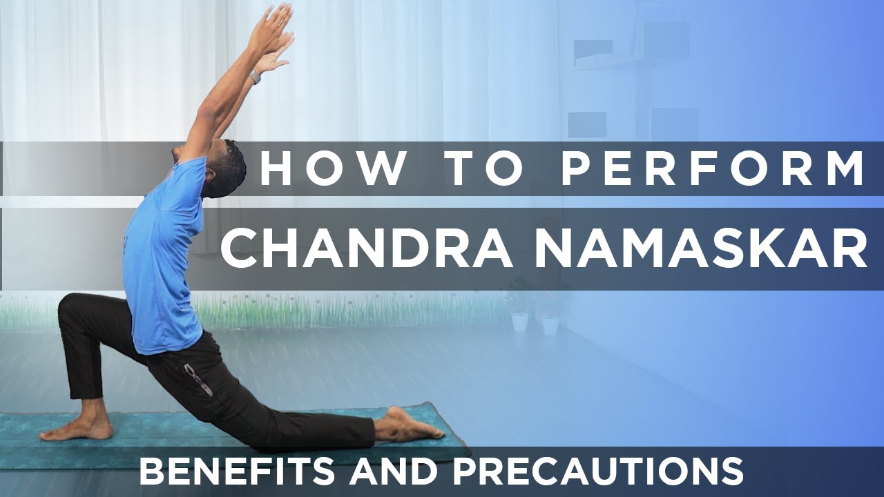 How to Perform Chandranamaskar/Moon Salutation | Yoga for Beginners | Yog4Lyf
