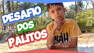 Experiêcia Divertida Em Família I Desafio Dos 3 Palitos E 3 Quadrados