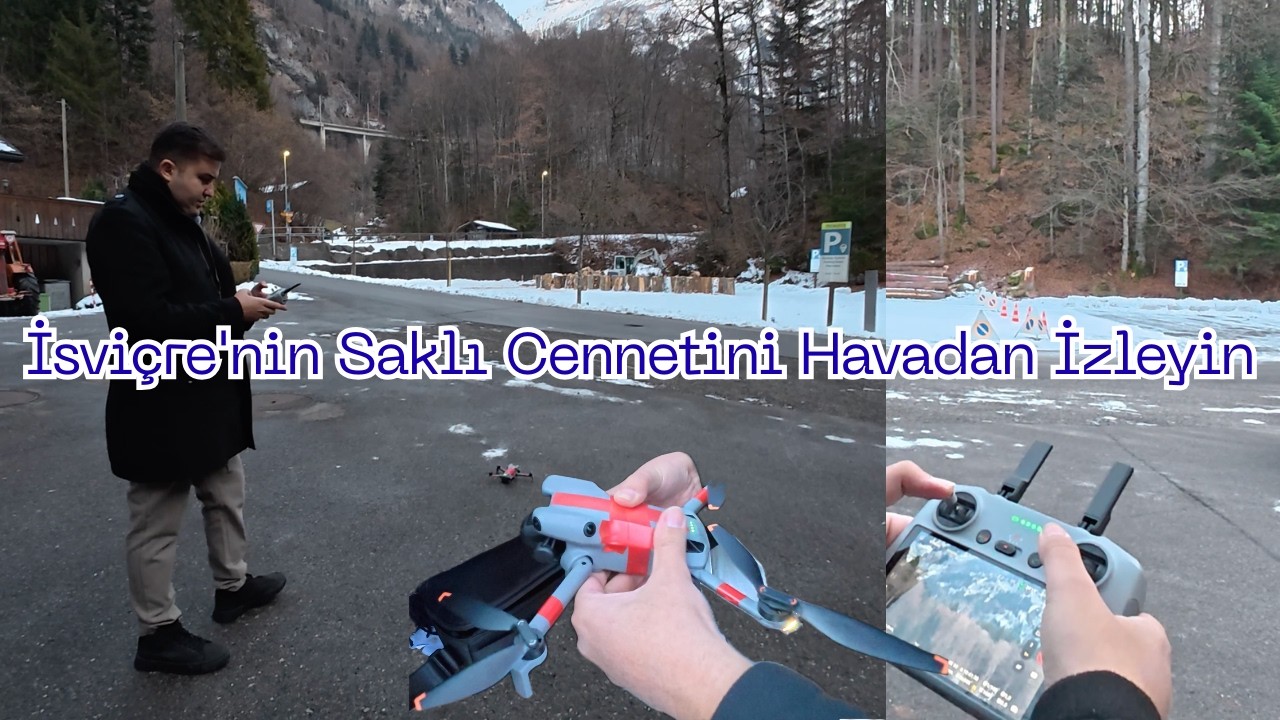 İsviçre'nin Saklı Cennetine Drone Yolculuğu (Blausee)