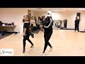 Ej santana beginner salsa class  footwork and partnerwork