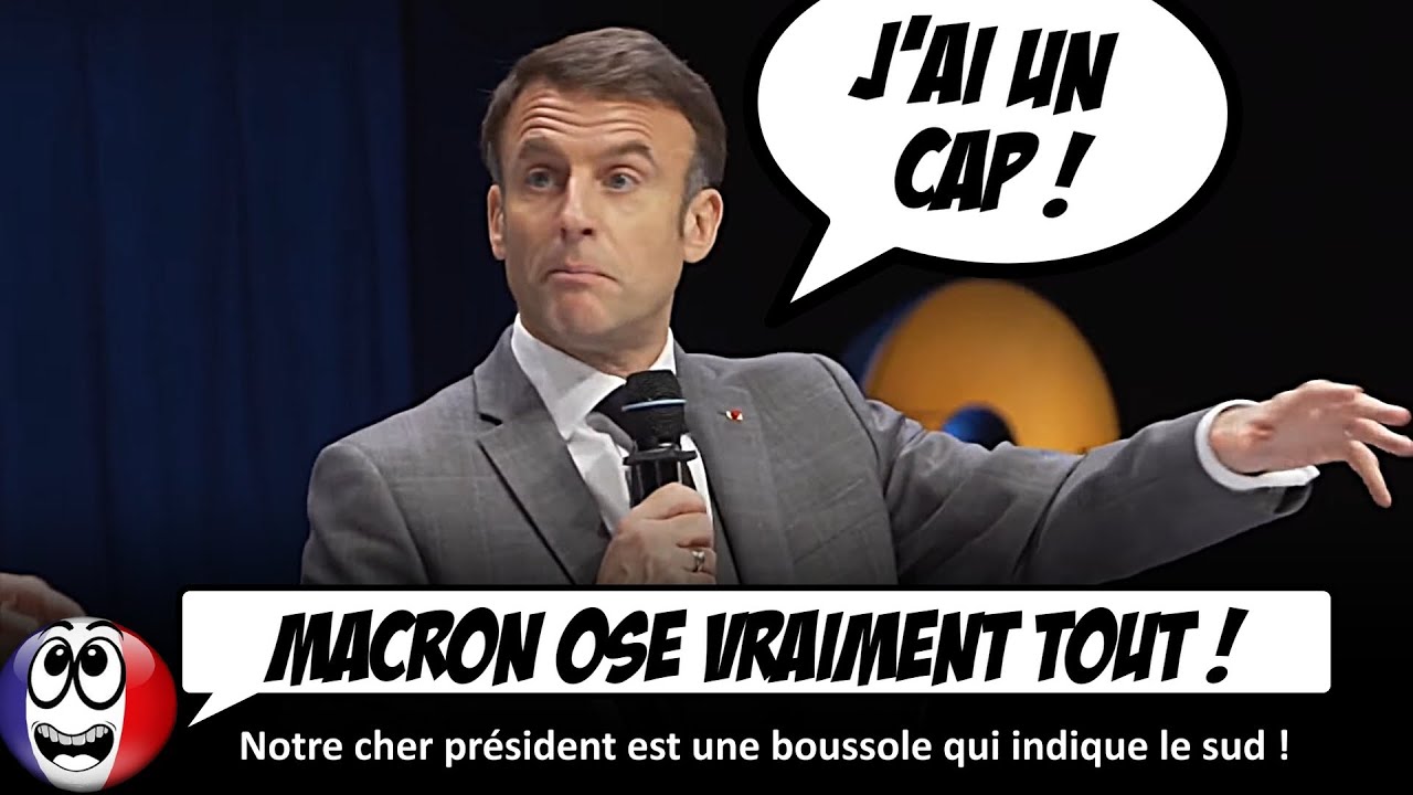 ⁣La tirade AFFLIGEANTE de Macron lors d'un discours à Nantes.