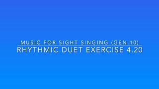 Exercise 4.20 - Music for Sight Singing