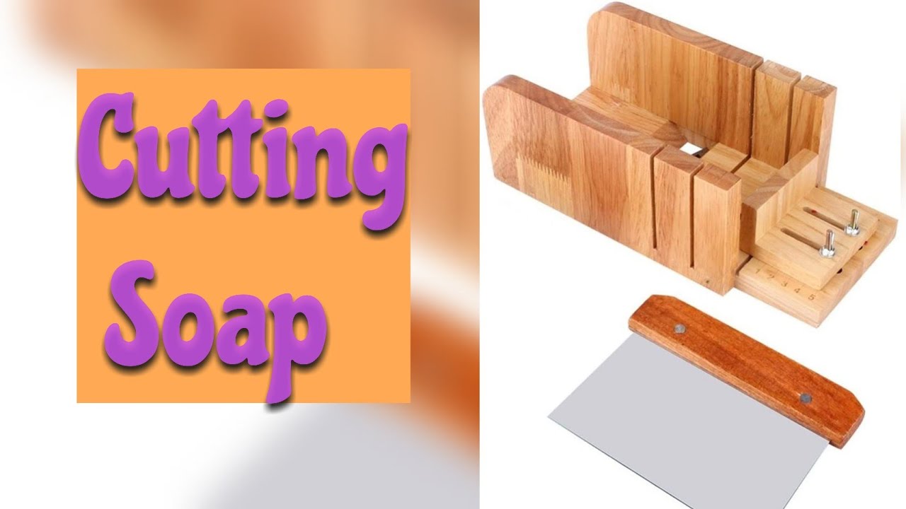 HOW TO CUT SOAP USING WOOD CUTTER COLD PROCESS SOAP Anne's Passion YouTube