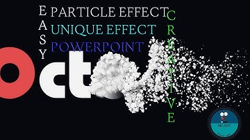 particles text effect in microsoft powerpoint tutorial(2016-2019)
