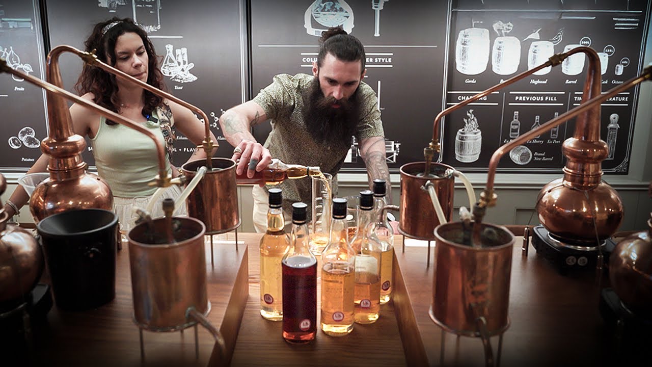 Blending Whisky at London Bridge Distillery School