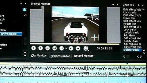 Kdenlive View Port in action. [ 1 video + 2 Audio tracks ]