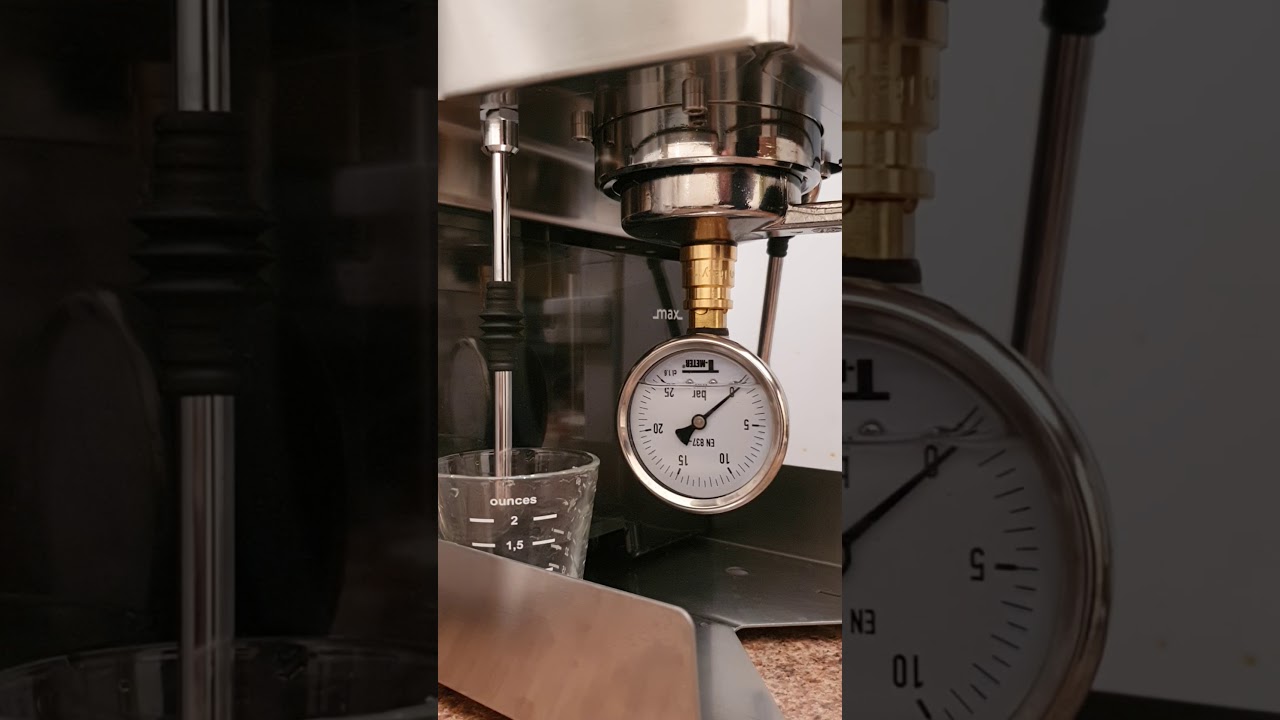 Gaggia Classic pressure measurement YouTube