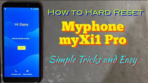 Myphone myXi1 PRO hard reset