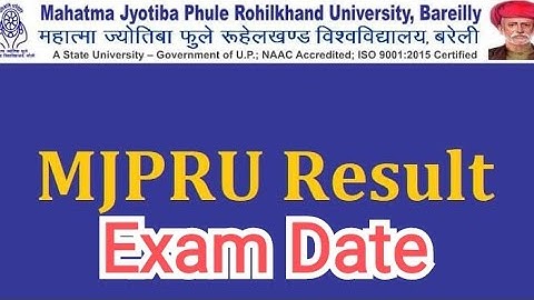 MJPRU BA 2 YEAR RESULT 2021 DECLARED  MJPRU BA 2ND YEAR RESULT | BA MJPRU 2021 mjpru news today