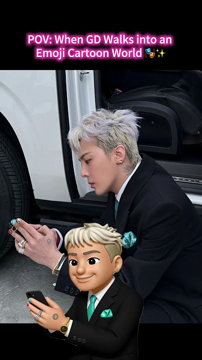 POV: When GD Walks into an Emoji Cartoon World 🎭✨#gd #gdragon #bigbang #kpop #fyp #jiyong #emoji