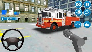 Fire Truck Rescue Game - 911 Emergency Firefighter Simulator #2 - Android Gameplay screenshot 5