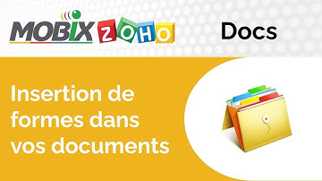 Zoho Docs - Insertion de formes dans vos documents