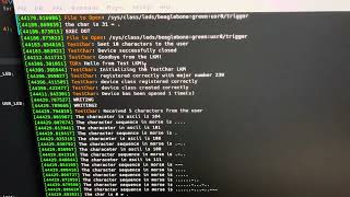 Morse code Beagle Linux driver