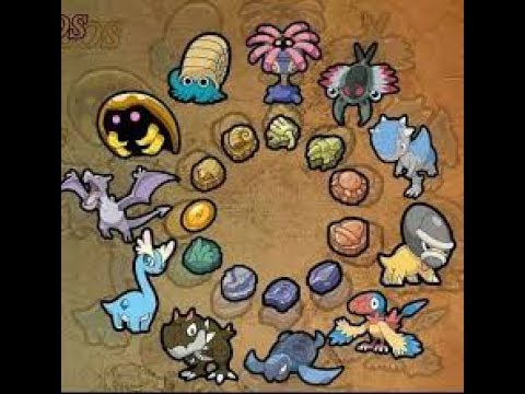 ◓ Guia de Fósseis: Como conseguir todos os fósseis em Pokémon