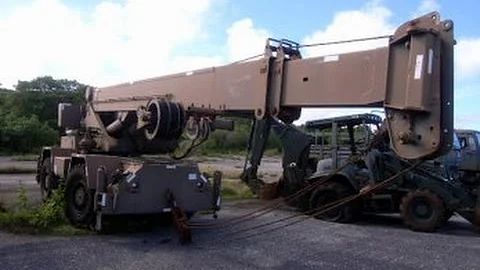 1987 Koehring cranes and excavators wheel mounted crane model. LRT-180A on GovLiquidation.com