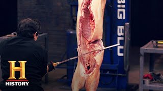 Forged in Fire: The Khanda BREAKS the Final Round *Dangerous Weapon Failure* (Season 2) | History screenshot 4