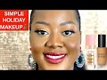 Holiday Make up Tutorial| Detailed Beginner Friendly Makeup| GRWM for Christmas dinner|  AbbieO