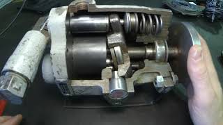 the operation of a pressure compensated axial piston pump