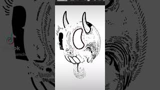 My redesign of the devilish smiley face! Vector Art on Adobe Illustrator