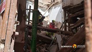 (VÍDEO) Localizan sin vida a uno de los trabajadores atrapados en el derrumbe de Sariñena
