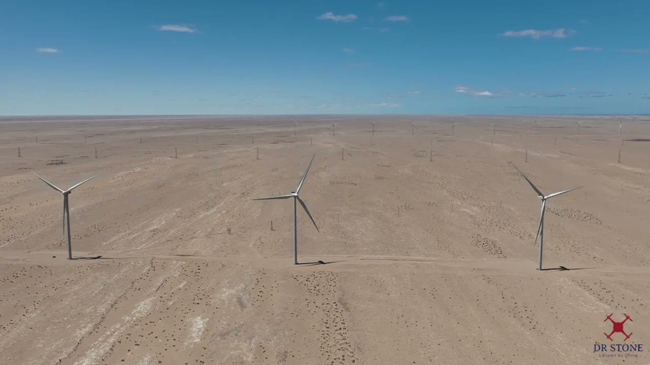 Windturbine Inspection by Drone in Morocco
