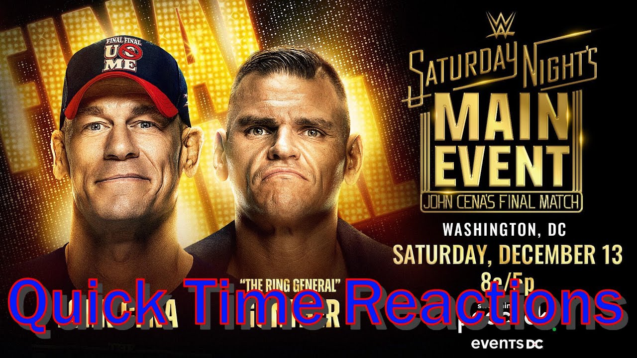 WWE Saturday Nights Main Event Dec 13 Review-Quick Time Reactions - YouTube
