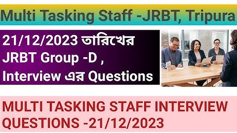 JRBT GROUP -D INTERVIEW QUESTIONS ON 21. 12.2023