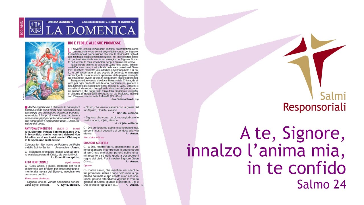 I Domenica di Avvento | anno C | foglietto la Domenica - YouTube