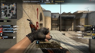 Playing CS:GO left handed - Road to silver elite master episode 1 (highlights)