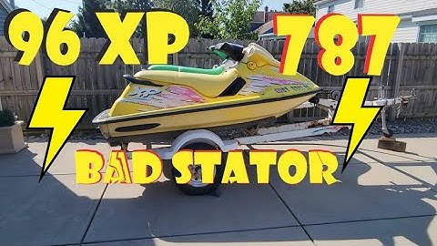 1996 SeaDoo XP 787 X4 Not Charging Stator Testing & Replacement GTX 800