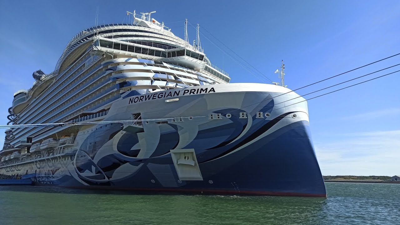 Norwegian Prima NCL Taufe Christening 27.08.2022 Island Reykjavik YouTube