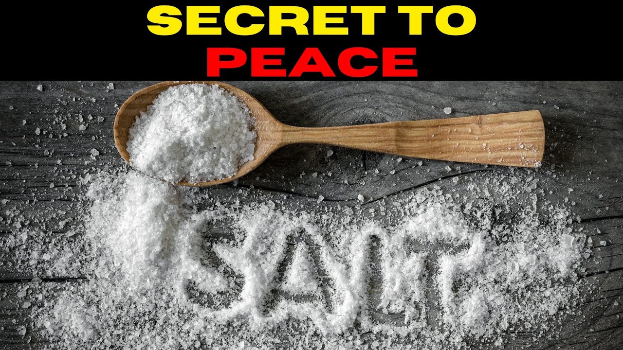 What is the secret to peace? Mark 