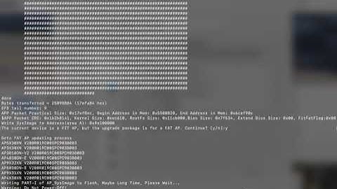 Example for Switching / Upgrade Huawei Firmware a FIT AP to the FAT Mode (Standalone) Using UBoot