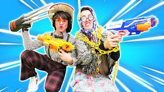 Okutay ve Cicisu! Pedagog Sevcan ve Nerf savaşı - En Komik Bölümler!