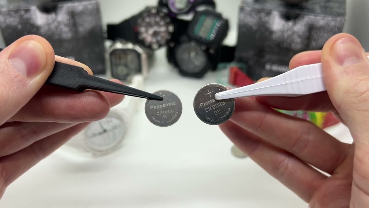 Panasonic CR2025 vs CR1620 vs CR1616 for car keys and watches!