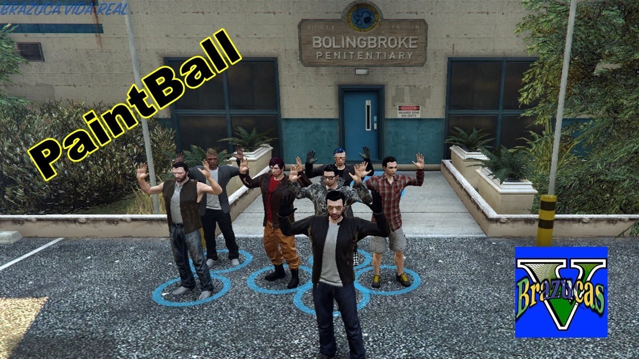 GTA V RolePlay PAINTBALL YouTube