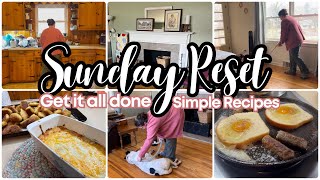 ✨Sunday Reset ✨|| GET IT ALL DONE || Cooking, Cleaning + Living Room Refresh
