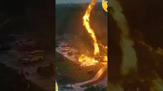 Fire tornado appeared one of a kind