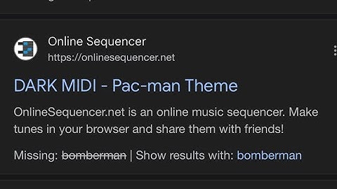 Dark MIDI PAC MAN THEME Online sequencer