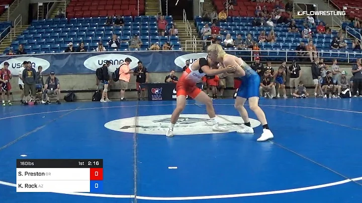 160 Lbs Rnd Of 64 Steven Preston Oregon Vs Keller ...