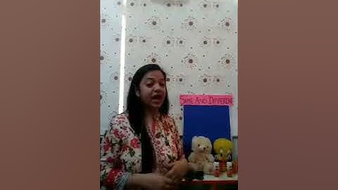 K.G Video on the concept Same / Different